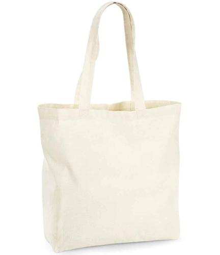 Westford Mill Organic Premium Cotton Maxi Tote Bag - NAT - ONE